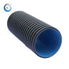 100% pure material large clear resiance hdpe pipes 300mm for drainage system